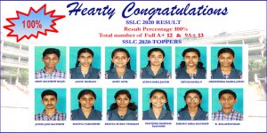 SSLC 2020 TOPPERS