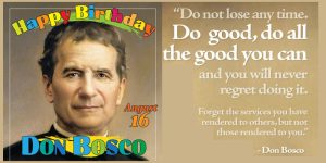 Birthday of Don Bosco