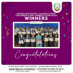 Winners of Jawahar Balabhavan & Children’s Library Children’s Day Competition 2023