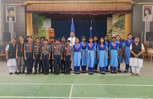Scouts & Guides Investiture Ceremony